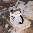 thumbnail image 5 of 3dRose, Elijah - The Man The Myth The Legend - personal name personalized gift, 11oz Two-Tone Black Mug, 5 of 7