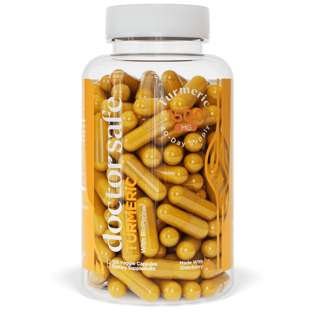 Doctor Safe Turmeric Curcumin with BioPerine 1500 mg — Supports Joint