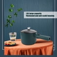 thumbnail image 4 of Electric Pot, Mini Electric Dry Protection Cook Pot, Electric Cooking Pot 1.8L Nonstick 2 Temperature Mode, 6 Function Long Handle Electric Cooker for Home Cooking, 4 of 5