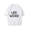 thumbnail image 3 of Crewneck T Shirt Black Like Weed Print Casual Wear For Men And Women Streetwear Fashion Statement Top Summer Outfit, 3 of 4