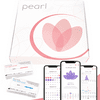 Pearl Fertility Ovulation Testing kit and App. Track Hormone Levels Digitally with The CE Certified & FDA Registered App (15 FSH, 15 LH, 2 hCG Tests)