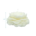 thumbnail image 3 of Mainstays Unscented Rose Candle, 2.4 inches Height, Ivory, 3 of 6