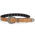 thumbnail image 7 of Punplita Women's Belt with Rivet Western Buckle PU Leather Belt for Jeans Dresses Pants, 7 of 7
