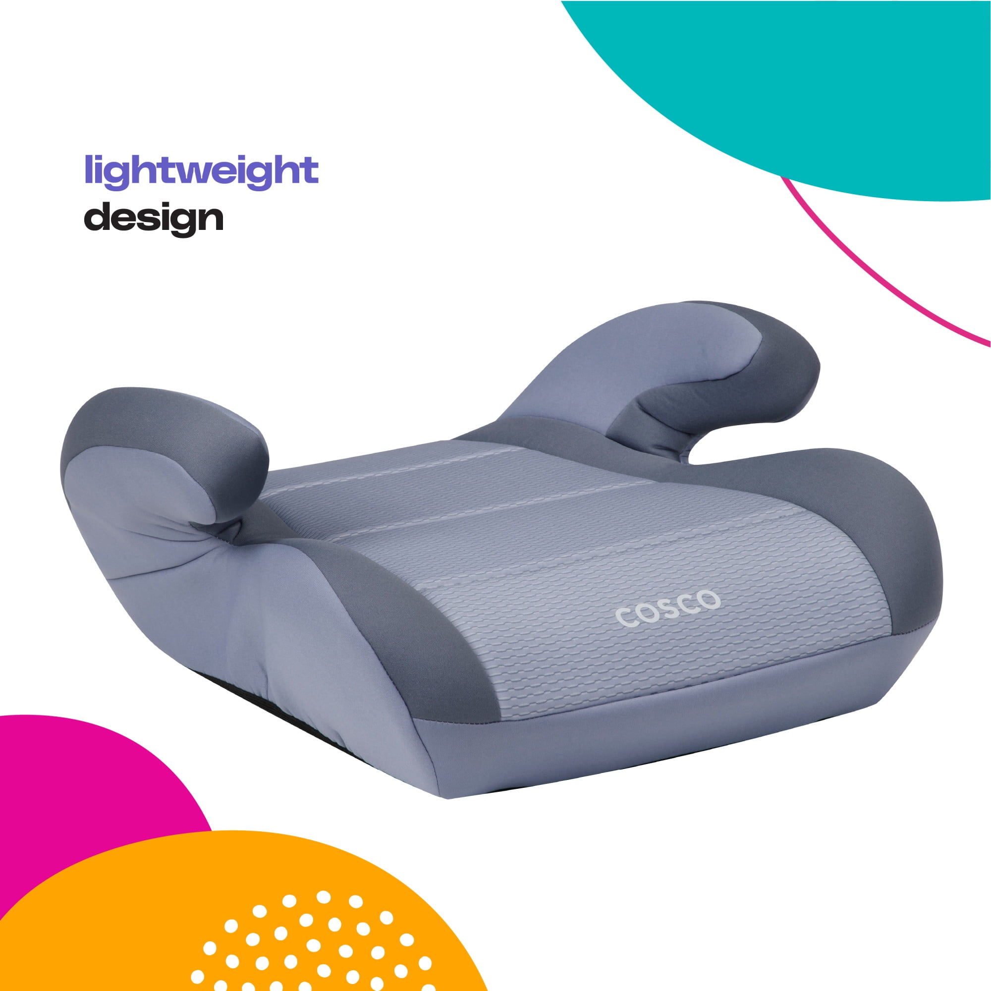 Cosco Kids Topside Booster Car Seat, Organic Waves