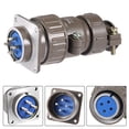 thumbnail image 2 of Aviation Connector, 28mm 4P 25A 250V P28-4 Waterproof Male Wire Panel Power, 2 of 5
