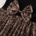 thumbnail image 6 of Gelikeya Easter Dresses for Toddler Girls Size 5T Leopard Solid Dresses Fashion Flutter Sleeve Princess Dresses Summer Clothing(Toddlers, Z06-Black, 6-7 Years), 6 of 6