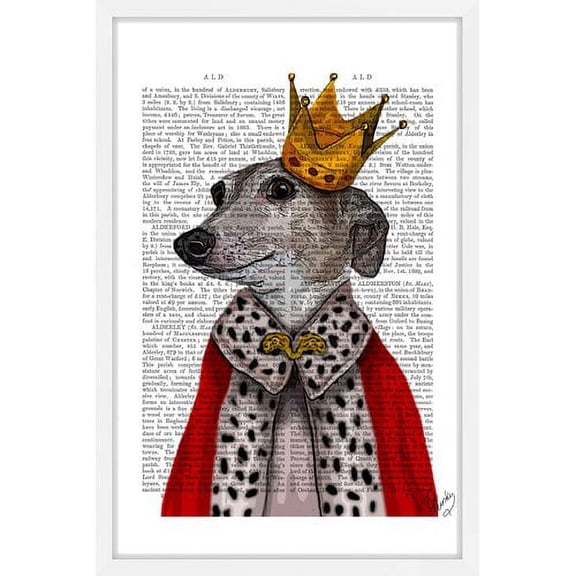 Marmont Hill "Greyhound Queen" Framed Painting Print