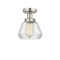 Innovations Lighting - Fulton - 1 Light Semi-Flush Mount In Industrial