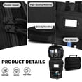 thumbnail image 5 of Toiletry Bag for Men Travel Toiletry Organizer Dopp Kit Travel Organizer Toiletries Bag Shaving Hygiene Bag Bathroom Hanging Men's Toiletry Bag for Short Trips Black, 5 of 8