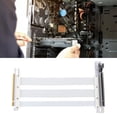 thumbnail image 1 of Câble d'Extension pour Carte Graphique, Riser PCIE 4.0 X16 128Gbps Compatible avec RTX4090 Ti 8900 XT GPUs, avec Fentes Blindées pour Installations Verticales, 1 of 7