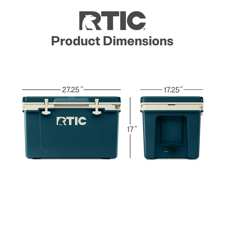 RTIC, Ice Chest Cooler, 52 QT, Ultra-Light Fits 76 Cans - Walmart.com