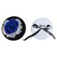 thumbnail image 4 of Preserved Flower Rose in Glass Dome Birthday Present for Women Blue 4.7×4.7×4.9in 1Pcs, 4 of 5