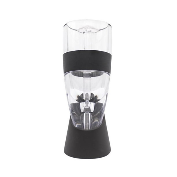 Houdini Deluxe Red Wine Wine Aerator With Black Accents