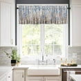 thumbnail image 3 of Blue Brown Forest Kitchen Valances for Windows 60x18 Inch Kitchen Curtains Valances Rod Pocket Modern Oil Painting Art Bathroom Window Valances for Window Treatment Decor, 3 of 6