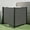 Black#97, variant on Privacy Fence 47 x 47 inch Outdoor Privacy Screen Fence Panels – All-Weather No-Dig Fence Kit for Air Conditioner, Trash Can, Pool Equipment Enclosure – Easy Installation & Multi-Purpose Security,Fe