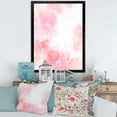 thumbnail image 3 of Designart 'Abstract Splashes of Pink Flowers I' Modern Framed Art Print, 3 of 4