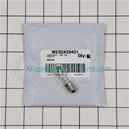 GE Dryer Drum Light Bulb WE05X20431
