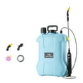 thumbnail image 3 of Pulverizador eléctrico de mochila para césped con pértiga telescópica, 3 boquillas de pulverización y escala de marcado. 15L Azul, 3 of 8