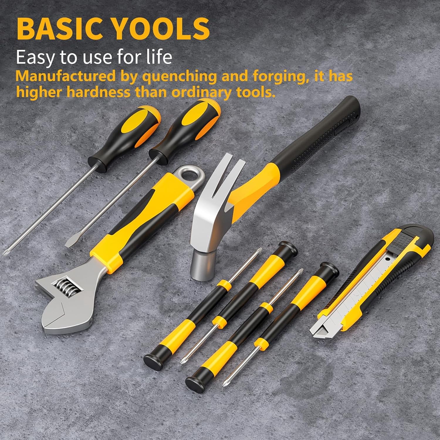 117-Piece Tool Kit with 20V Cordless Drill Mechanic Tool Set for Home & Auto Repair Toolbox Storage  Perfect for Men, DIYers, Handymen