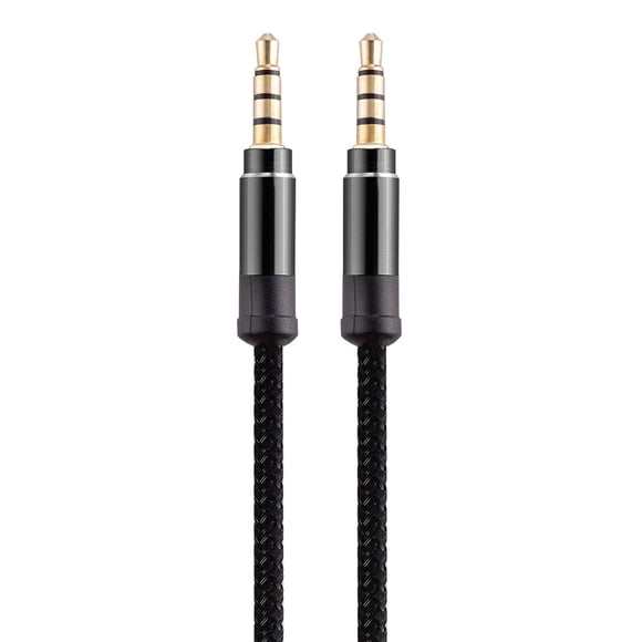 NUOLUX 2Ud Cable Conector 3.5mm Male A Male Para Señal De Audio En Dispositivos Variados