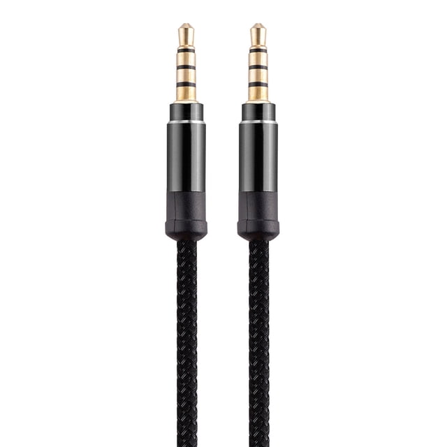 NUOLUX 2Ud Cable Conector 3.5mm Male A Male Para Señal De Audio En Dispositivos Variados