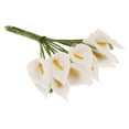 thumbnail image 4 of 12Pcs Mini Calla Artificial Flower Bouquet Wedding Decoration DIY Wreath Gift White, 4 of 8