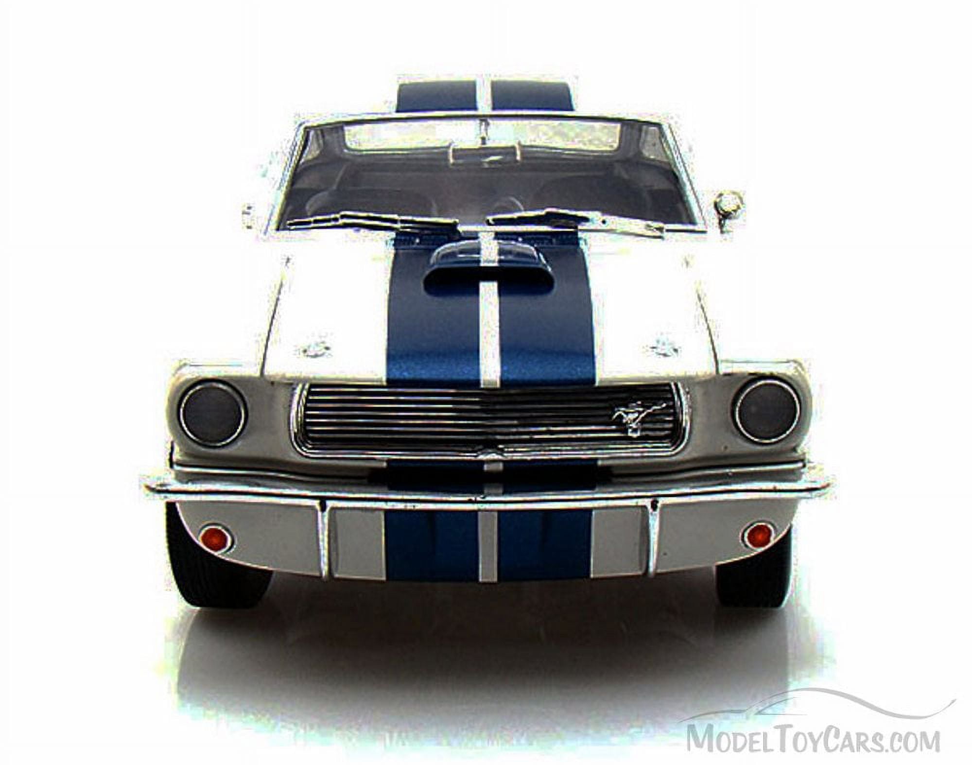 1965 Shelby GT350, White w/ Blue Stripes - Shelby Legend Series