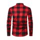 thumbnail image 4 of Kalauyu Men's Flannel Shirts Long Sleeve Plaid Shirt Casual Fashion Button Up Shirts Jackets with Pockets, 4 of 7