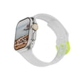 thumbnail image 3 of UAG Apple Watch Band 49/46/45/44mm iWatch Series Ultra 1-3/4-11/SE 1-3, Silicone Slim Waterproof Sporty Replacement Watch Strap, Scout Smoke/Active Neon, 3 of 7