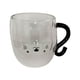 thumbnail image 3 of Taza de café de vidrio de doble pared, encantadora taza para beber con asa, Taza de leche para batidos, yogur con leche, zumo de Claro, 3 of 9