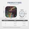 thumbnail image 3 of Bingfone Rainbow Scales Fantasy Dragon Windshield Sun Shade 2-Piece Foldable Car Front Window Sunshade for Most Sedans SUV Truck - Medium, 3 of 7