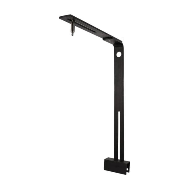 Soporte de luz para acuario, soporte de luz para pecera, soporte LED para acuario marino Negro
