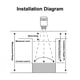 thumbnail image 3 of Sensor De Nivel De Agua LED, Medidor De Nivel Ultrasónico Digital Con Salida De 4 A 20 MA, Resistente Al Agua IP65 Para Aplicaciones De Tratamiento De Agua Y Minería., 3 of 7