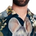 thumbnail image 5 of Tmall Men's Short Sleeve Hawaiian Shirt, Casual Printed Button Down Beach Tops for Summer, Spread Collar Mens Shirts Unisex, 5 of 6