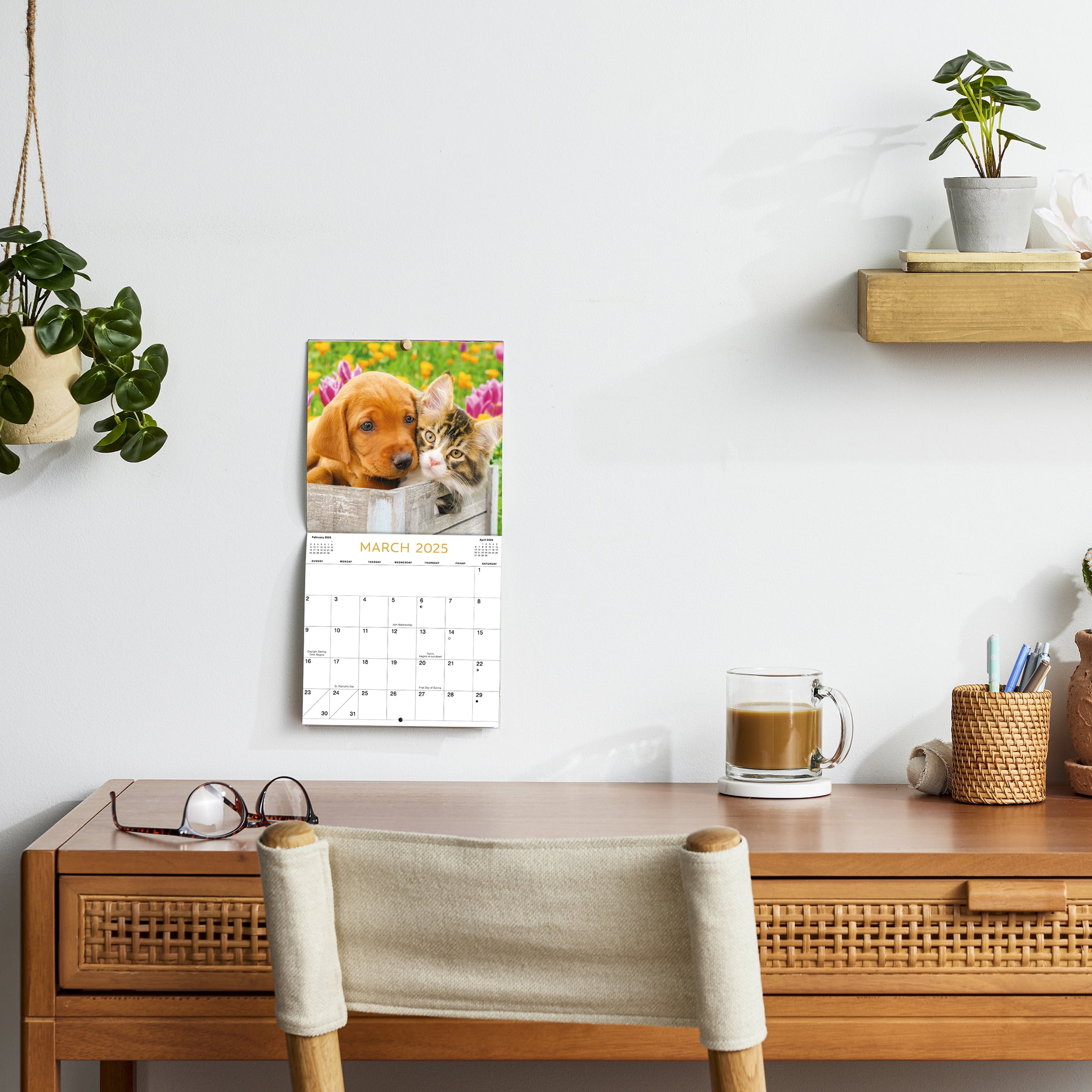 2025 Mini Wall Calendar - Buddies Mini- 7"x7" by Dayspring