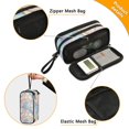 thumbnail image 3 of FORMRS Pencil Case with 3 Compartments Zipper Pouch, Elementary School Level and up, Elegant Marble Pattern, 3 of 8