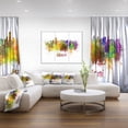 thumbnail image 3 of Design Art Miami Skyline Canvas Print, 3 of 3