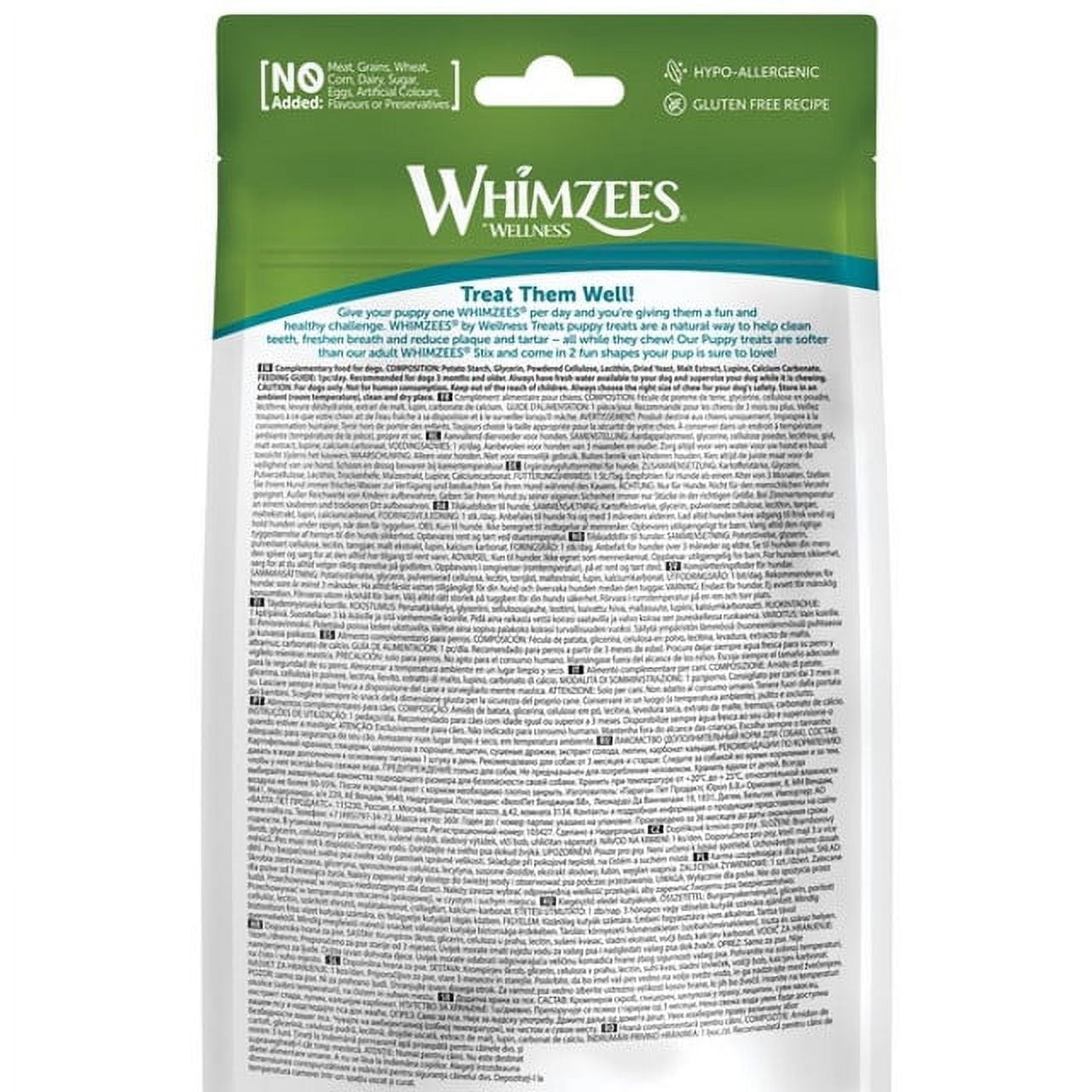 Whimzees Puppy Value Pack XS/S 28 Pack Case of 6