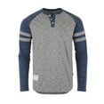 thumbnail image 4 of ZIMEGO Men's Baseball Henley Shirts – Casual Long Sleeve Raglan Athletic Active Fashion T-Shirts Tees Tops, 4 of 6