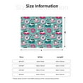 thumbnail image 5 of Naloa Dogs With Swimming Flannel Blankets - Thick and Warm Blanket for Winter, Soft Fuzzy Plush King Blanket for All Seasons80"x60", 5 of 6
