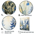 thumbnail image 3 of Designart "Simple Blue Bonnets In Meadow III" Blue Bonnets Floater Framed Canvas Art Print, 3 of 5