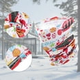 thumbnail image 4 of Unique Bargains 1 Pc Neck Gaiter Ice Silk Print Scarf Mask Bandana Beige, 4 of 5