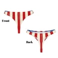 thumbnail image 3 of Fotbe America Flags2 Tanga Sin Costuras para Mujer con Estampado – Panties Invisibles, Transpirables y Cómodos para Uso Diario-Large, 3 of 6