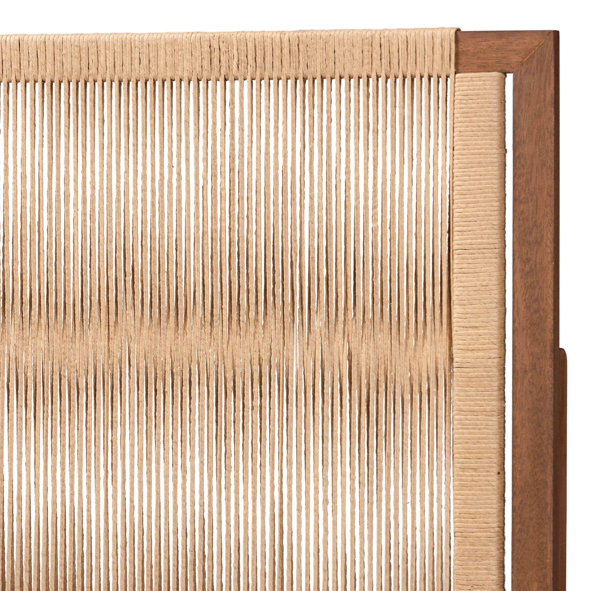 bali & pari Holitz Boho Headboard, Queen, Walnut Brown