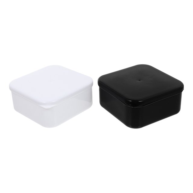 Weiweiguan 2pcs Sturdy Go Chess Piece Box Chic Chess Piece Storage Case Chess Piece Box