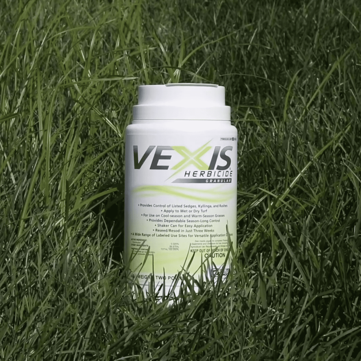 Vexis Herbicide Granular - Controls Sedges, Kylingas, and Broadleaf Weeds - 2 lb Bottle by PBI-Gordon