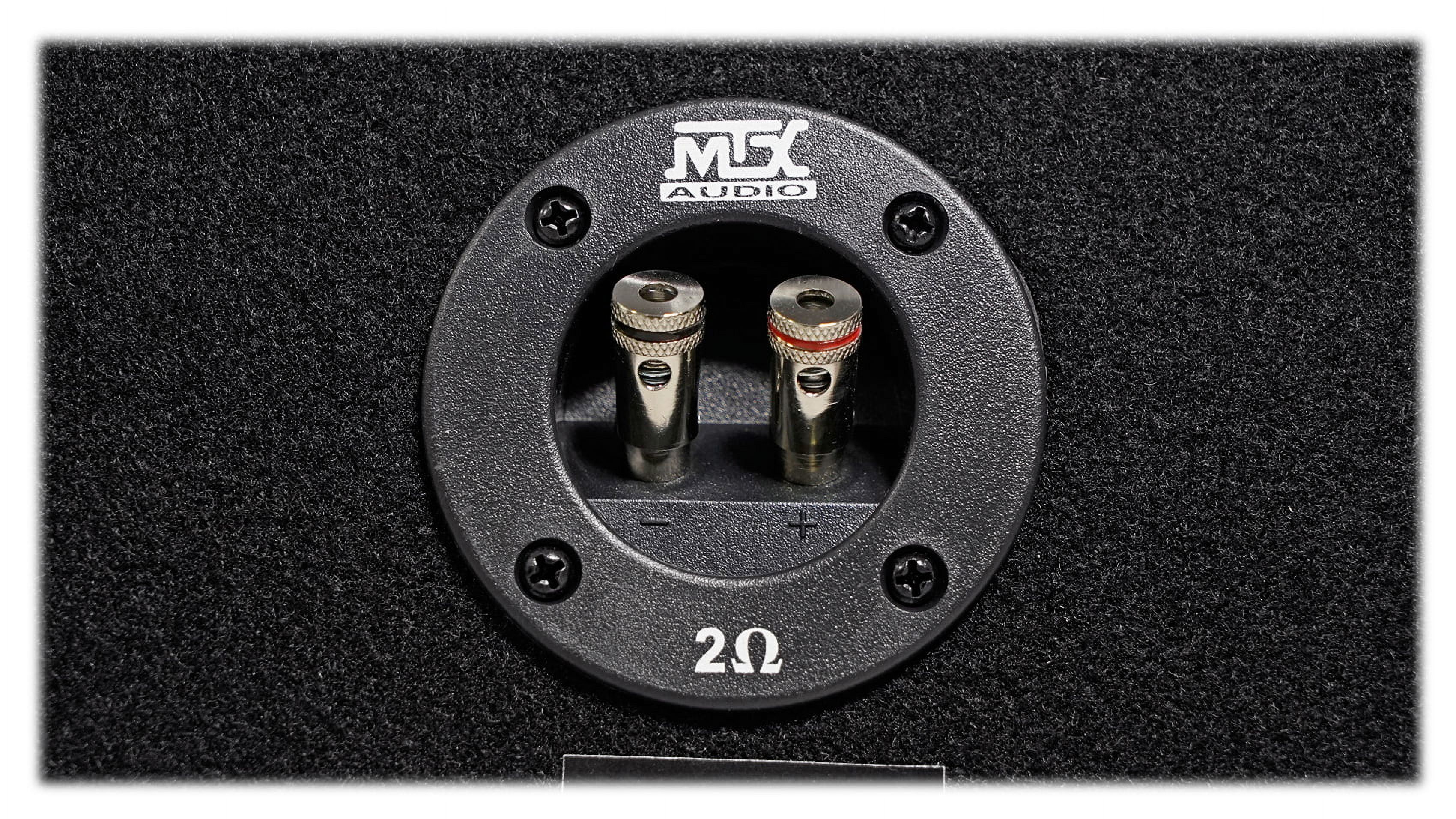 MTX Terminator TNP212DV Dual 12” Subwoofers+Box+Amplifier+Kit+Capacitor+Speaker - image 5 of 12