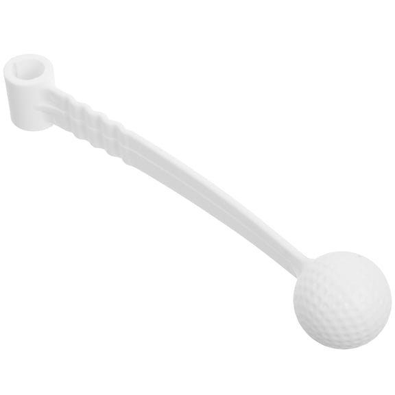 Luxshiny Golf Swing Training Device Portable White Pe Material Practice Rod for Daily Use
