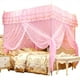thumbnail image 1 of Mosquitera, Princesa de lujo, tres lados, mosquitera para dormitorio, dosel para cama, parte superior de la línea Jadeshay A, 1 of 8