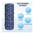thumbnail image 3 of Neck Gaiter Face Mask Men Women, blue flower Skull pink Warmer Breathable Face Cover Scarf Bandanas Head Wrap Hiking Cycling Ski Sports, 3 of 6